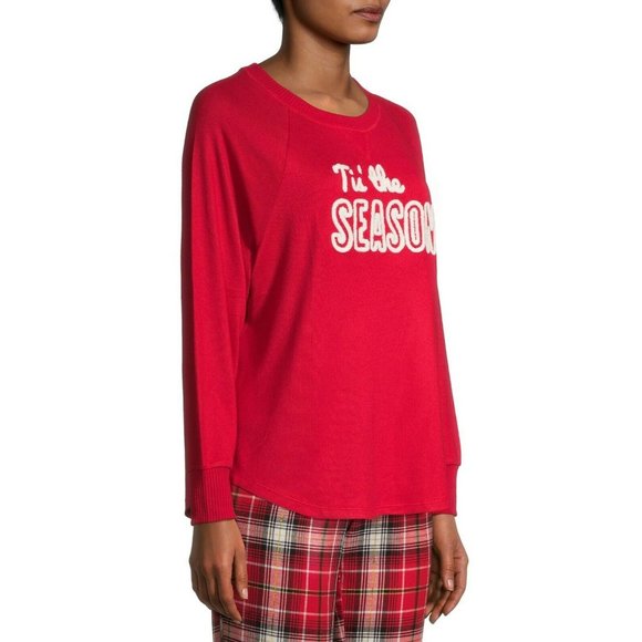 Secret Treasures 'Tis The Season NWT PJ Top Soft L - Picture 2 of 7